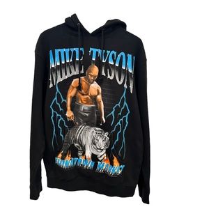 Chinatown Market Mike Tyson White Tiger Pullover Hoodie Adult’s Small sweatshirt